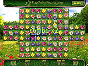 Флеш игра онлайн Цветочный Пазл